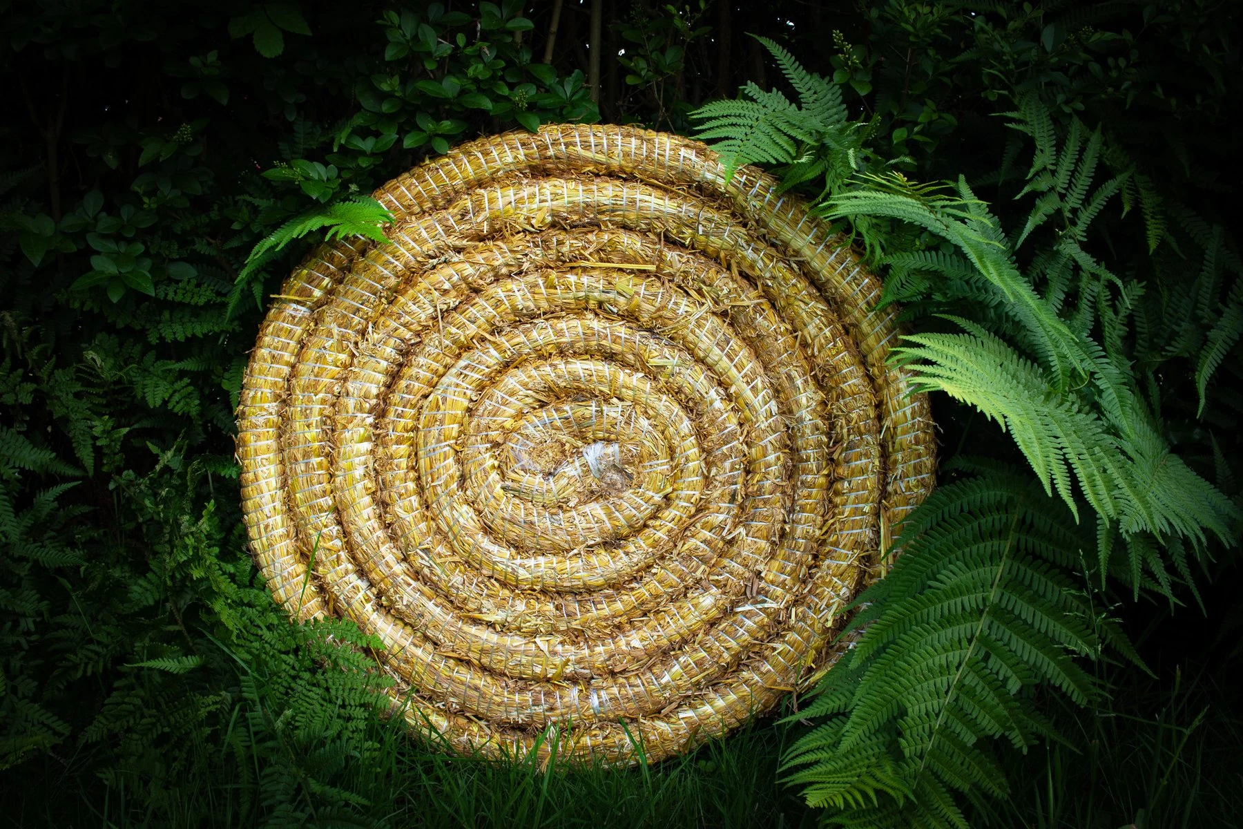 natural straw archery targets